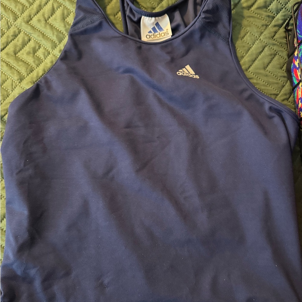 Adidas Dark Blue Athletic Tank